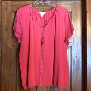 Short sleeve summer blouse